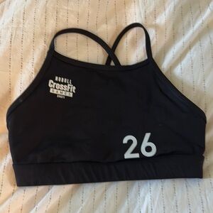 CrossFit Games Black Sports Bra- Arielle Loewen Official